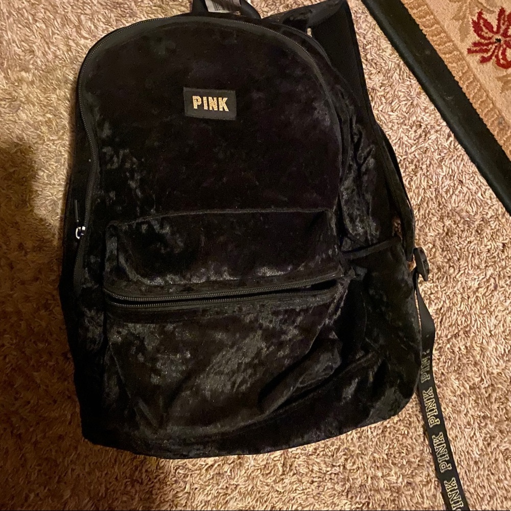 Black Velvet PINK backpack